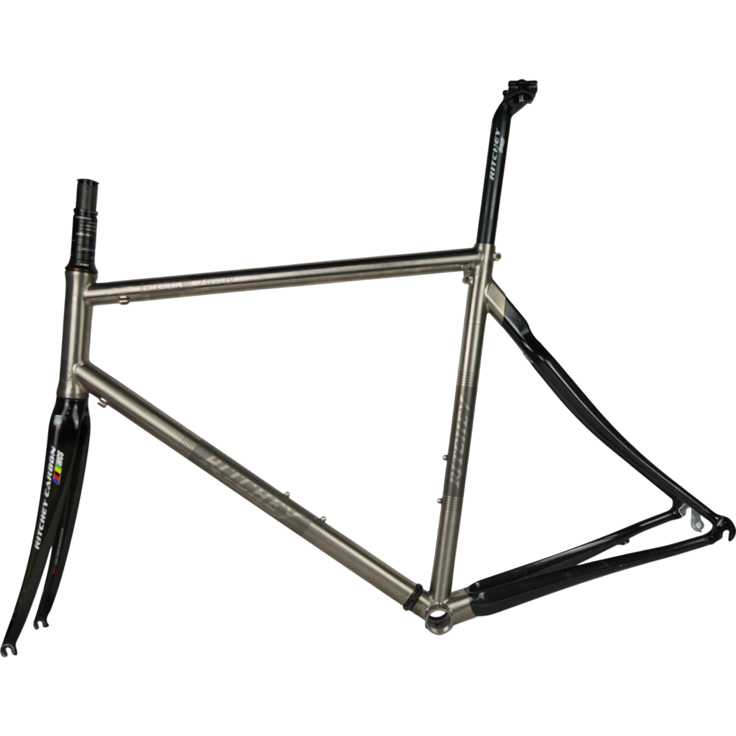58cm Ritchey Titanium Breakaway 700c Rim Brake Road Frameset W/ Carbon Fork