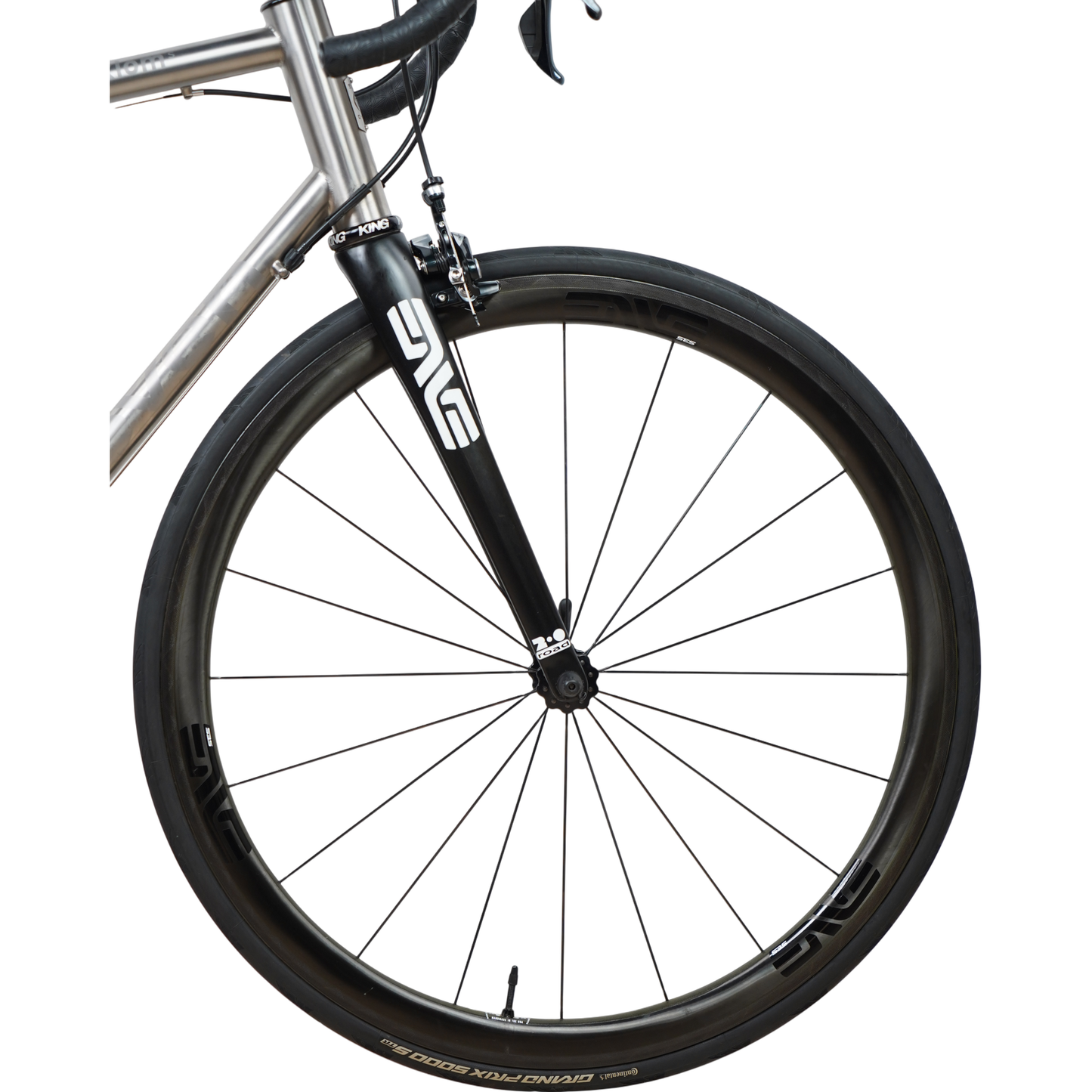 Seven Axiom S Custom Titanium Road Bike W/ Couplers - Full Enve Build - 56cm