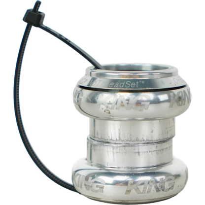 Chris King NoThreadSet 1 1/8" Threadless Bike Headset - Polished Silver