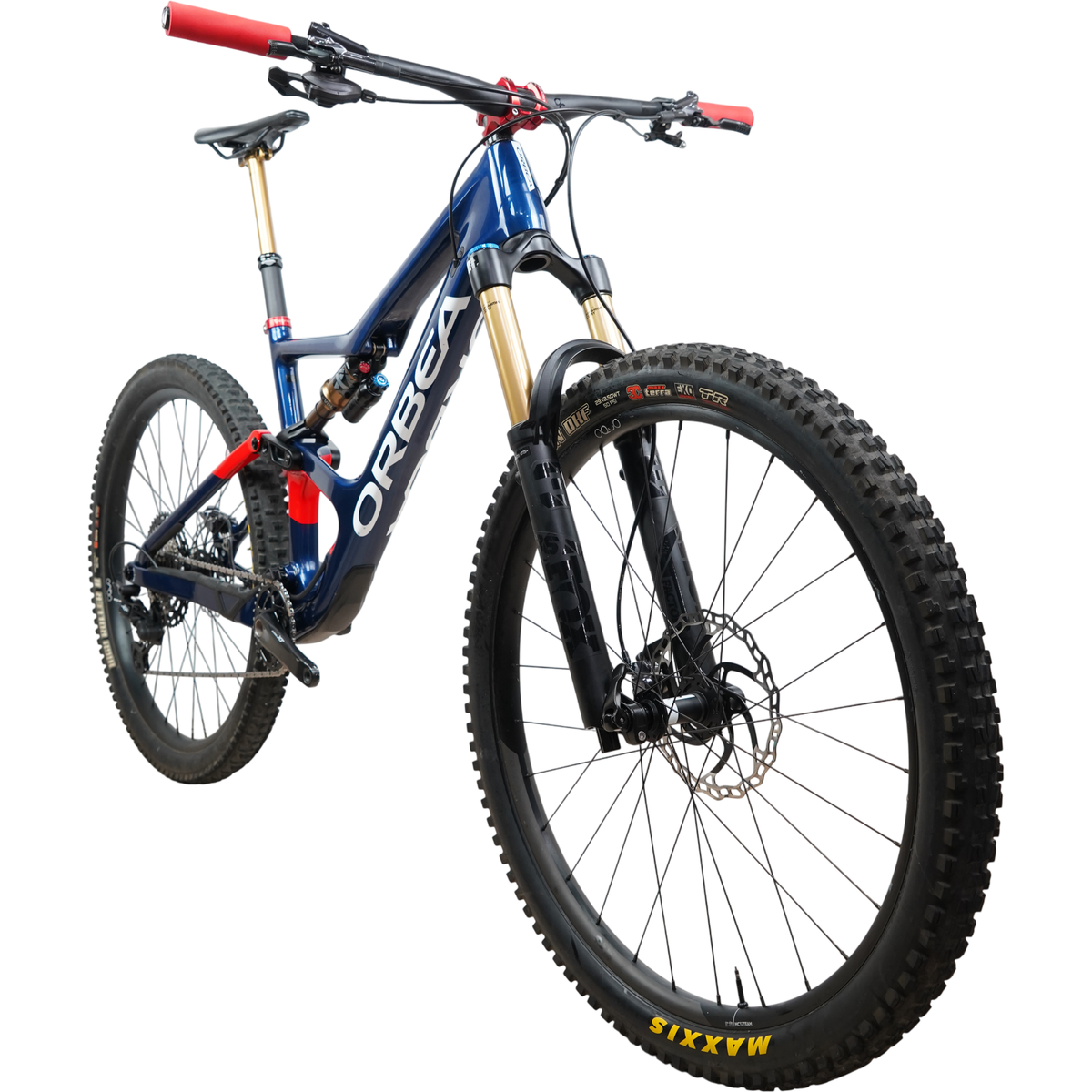 2023 Orbea Occam M10 LT 29" Custom Full Suspension Carbon Mountain Bike - Large