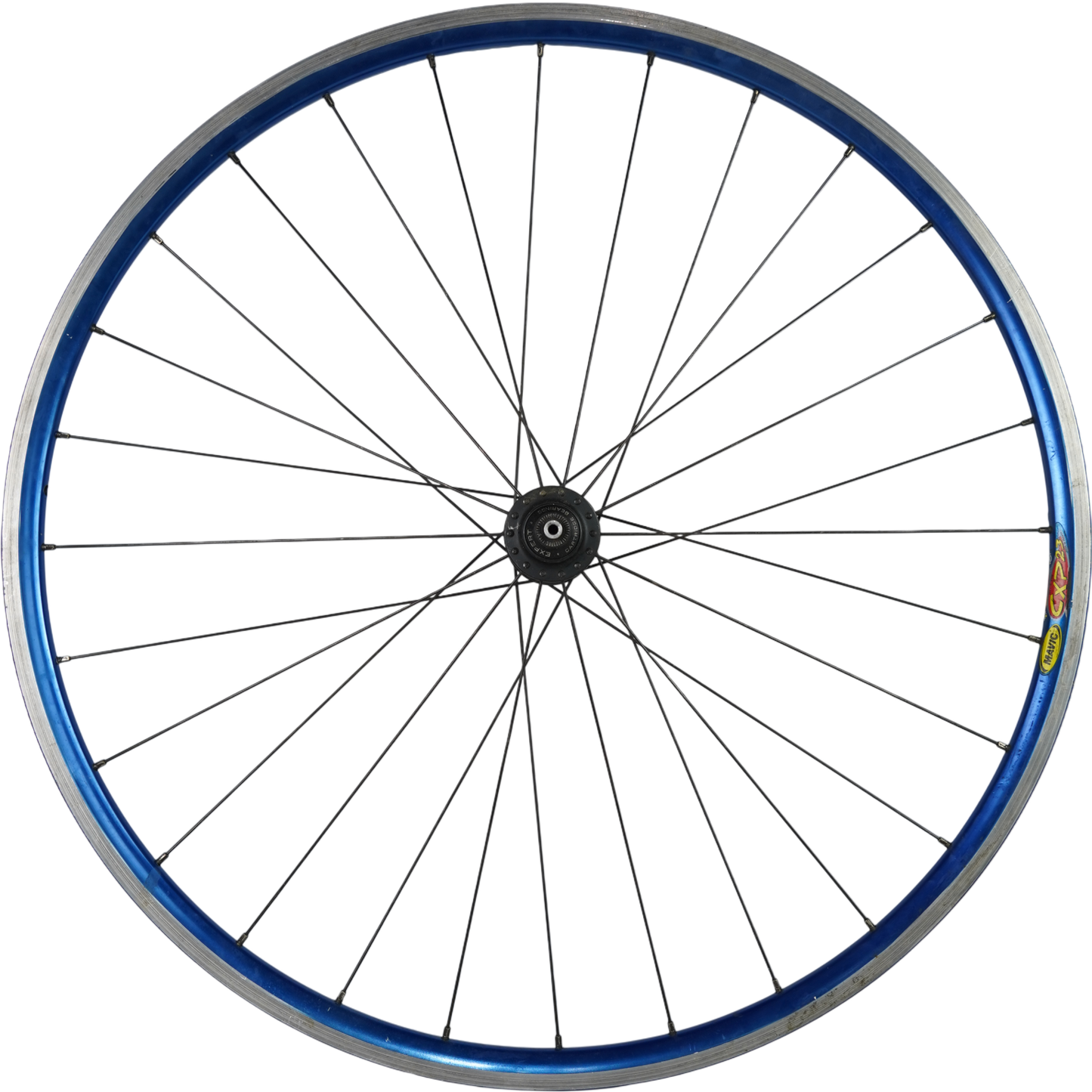 Mavic CXP23 700c Rim Brake Aluminum Clincher Blue Road Bike Wheelset
