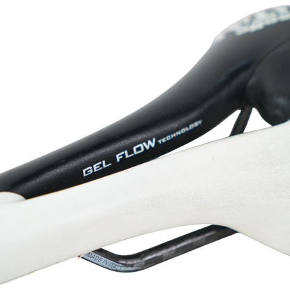 Selle Italia Turbomatic Team Edition Gel Flow Carbon Rail Saddle - 150mm Wide