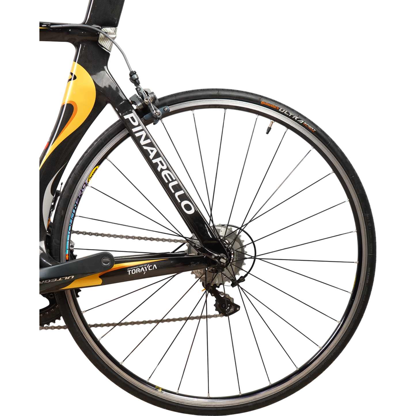 2012 Pinarello FT3 Ultegra/Dura-Ace TT/Triathlon Carbon Rim Brake Bike - 56cm