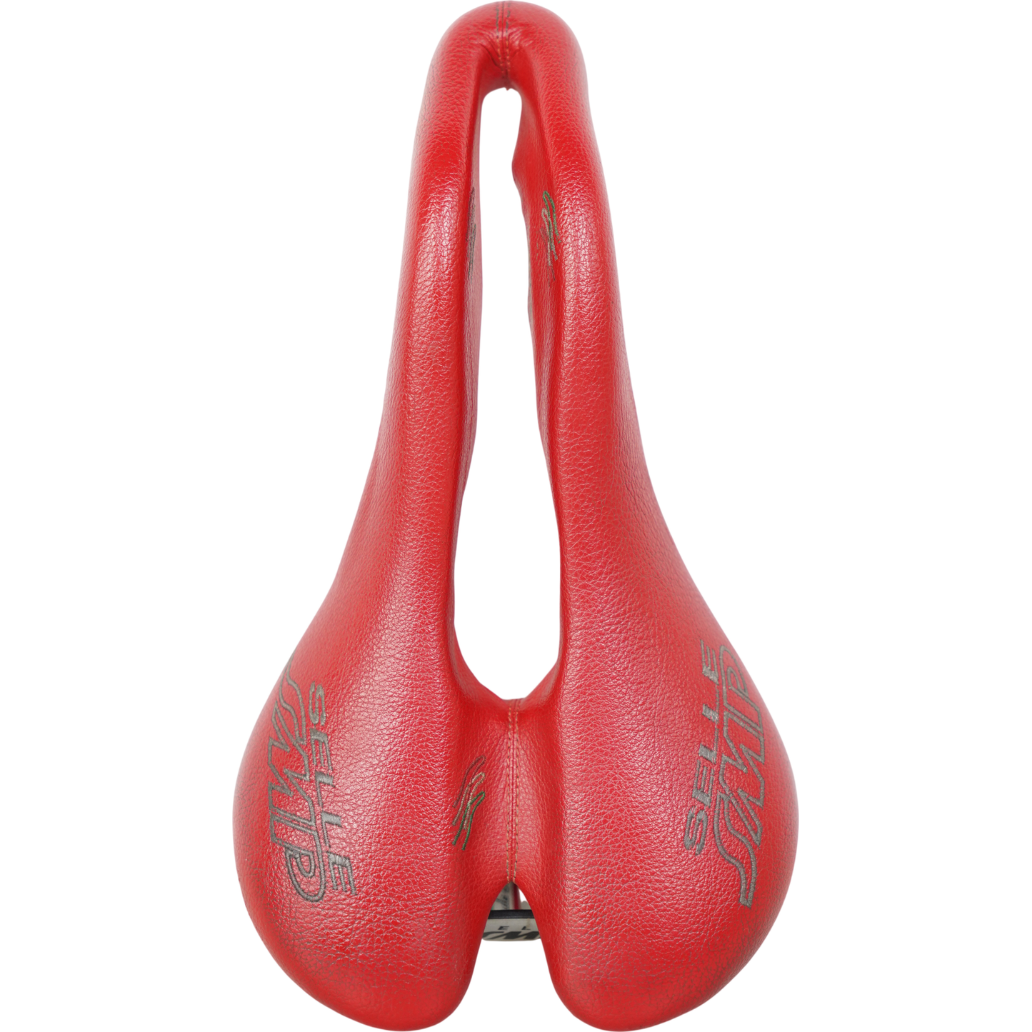 Selle SMP Plus Red Road Bike Saddle - Made In Italy - 156mm Wide