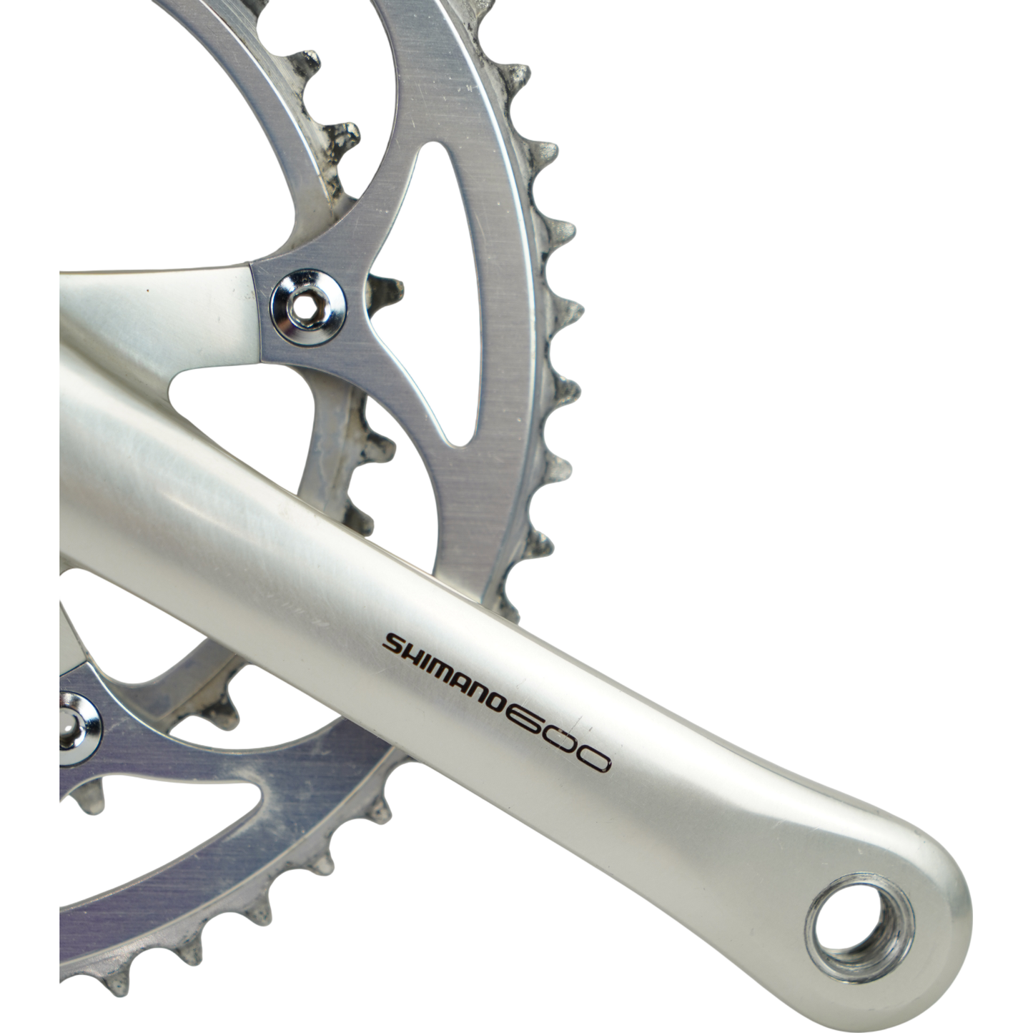 Vintage Shimano 600 FC-6400 172.5mm Road Crankset W/ 53/39t Chainrings