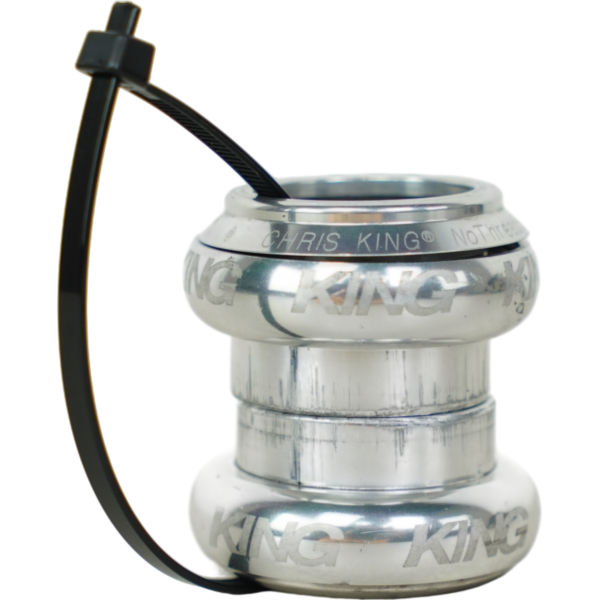 Chris King NoThreadSet 1 1/8" Threadless Bike Headset - Polished Silver