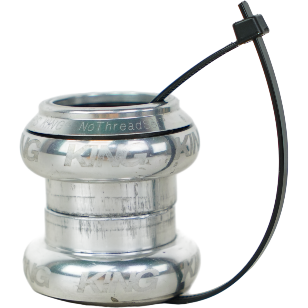 Chris King NoThreadSet 1 1/8" Threadless Bike Headset - Polished Silver