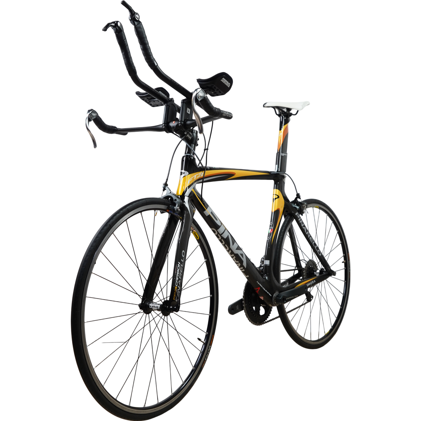 2012 Pinarello FT3 Ultegra/Dura-Ace TT/Triathlon Carbon Rim Brake Bike - 56cm