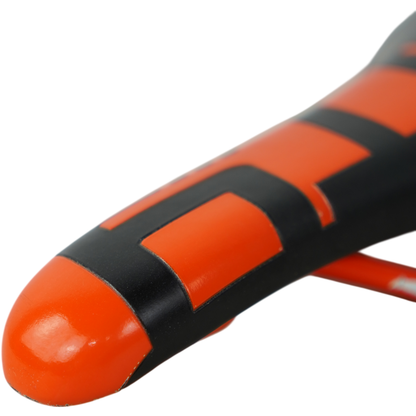 SDG Deity Black/Orange Mountain Bike Saddle - 135mm Wide