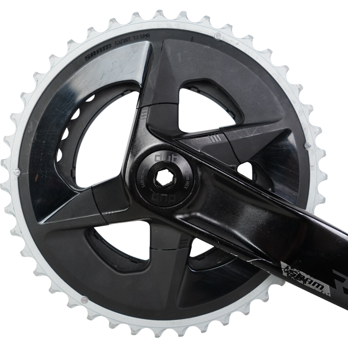 SRAM Rival DUB Wide 2x12 172.5mm Road Crankset W/ 43/30t Chainrings