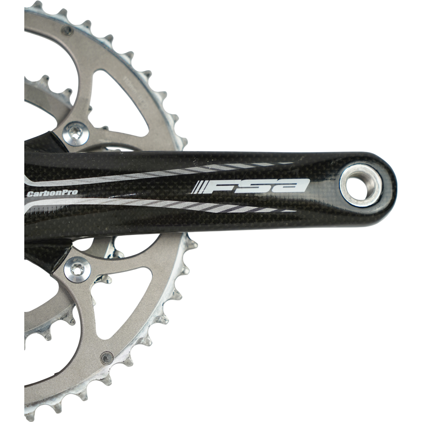 FSA CarbonPro 172.5mm Road Crankset W/ 50/34t Chainrings