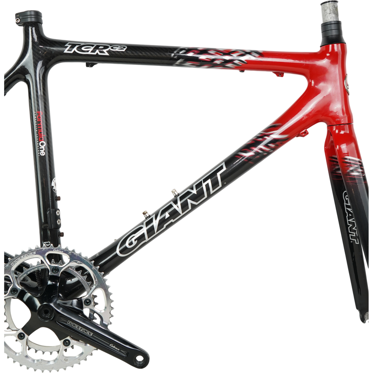 Giant TCR C2 700c Carbon Rim Brake Road Frame W/ Raceface Cadence Crankset - 52