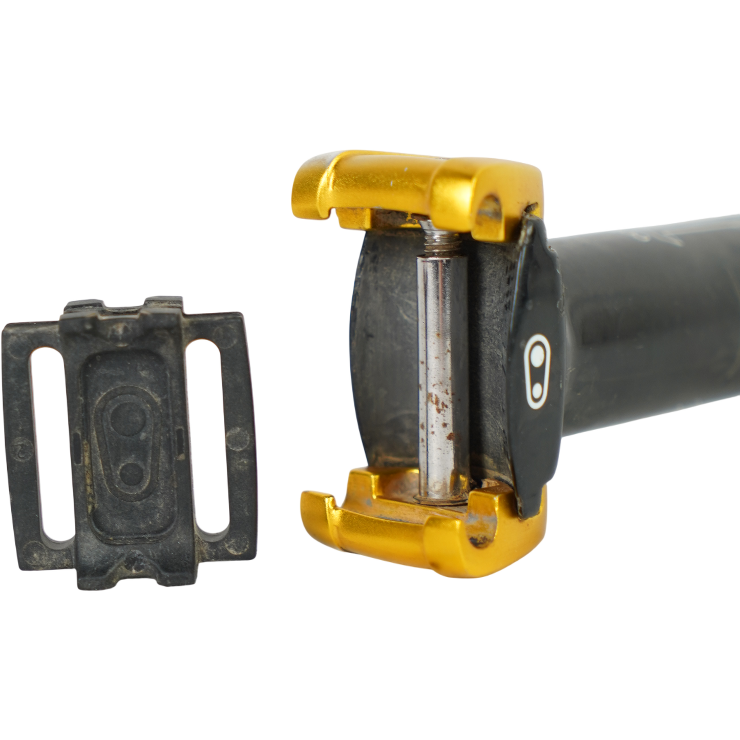 Crank Brothers Cobalt 11 Mountain Bike Seatpost W/ Gold Saddle Clamp