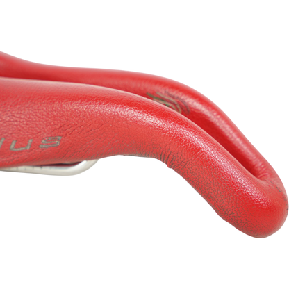 Selle SMP Plus Red Road Bike Saddle - Made In Italy - 156mm Wide