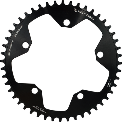 Wolf Tooth Drop-Stop B 130 BCD 48t Road Bike Chainring