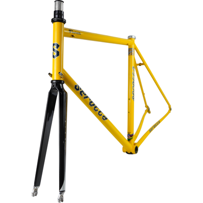 58cm Serotta Fierté 700c Rim Brake Steel Road Bike Frameset W/ Carbon Fork