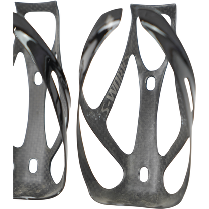 Specialized S-Works Carbon Rib Cage III Road Bike Bottle Cages (Pair)