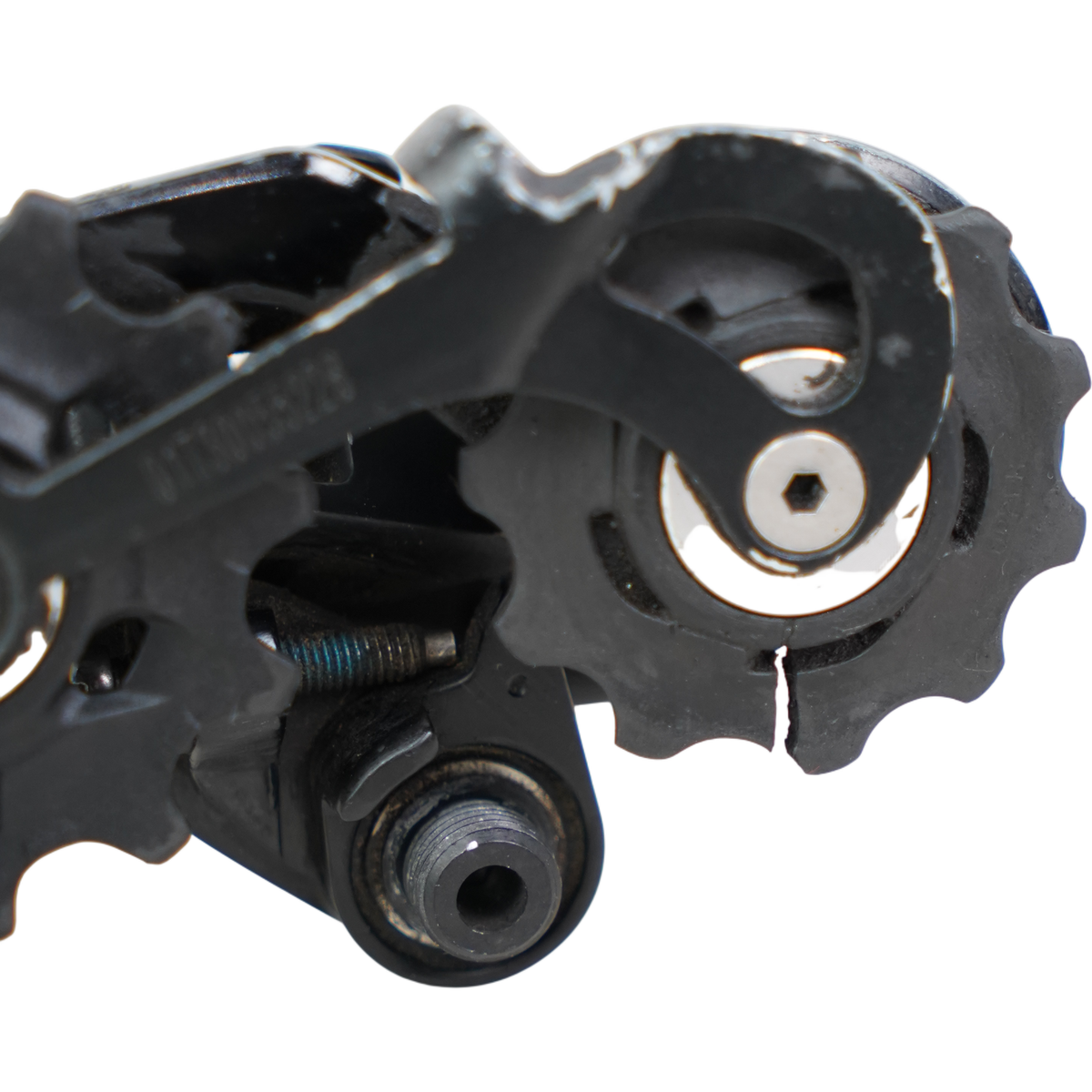 SRAM Rival Short Cage 10 Speed Mechanical Rear Derailleur - Cracked Jockey Wheel
