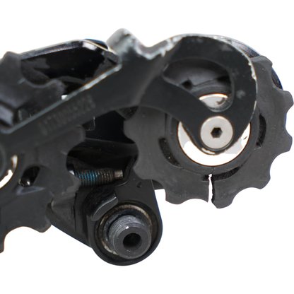SRAM Rival Short Cage 10 Speed Mechanical Rear Derailleur - Cracked Jockey Wheel