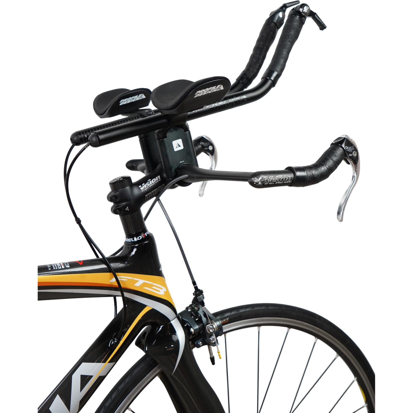 2012 Pinarello FT3 Ultegra/Dura-Ace TT/Triathlon Carbon Rim Brake Bike - 56cm