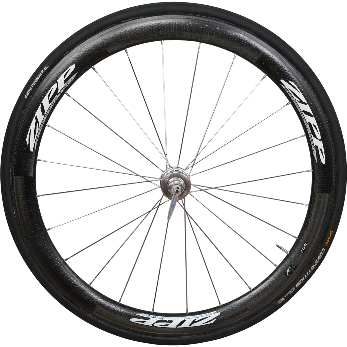 Zipp 303 700c Rim Brake Carbon Tubular Road Bike Wheelset W/ Tires