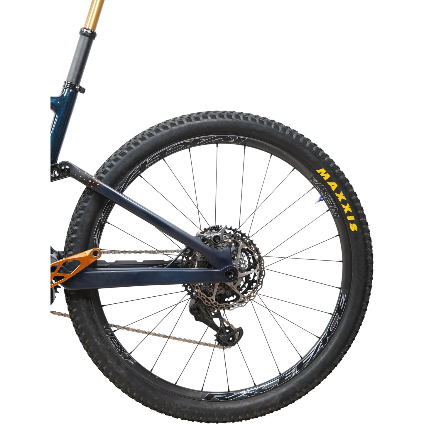 2022 Orbea Rise M-LTD 29" Custom Carbon Full Suspension E-Mountain Bike - Large