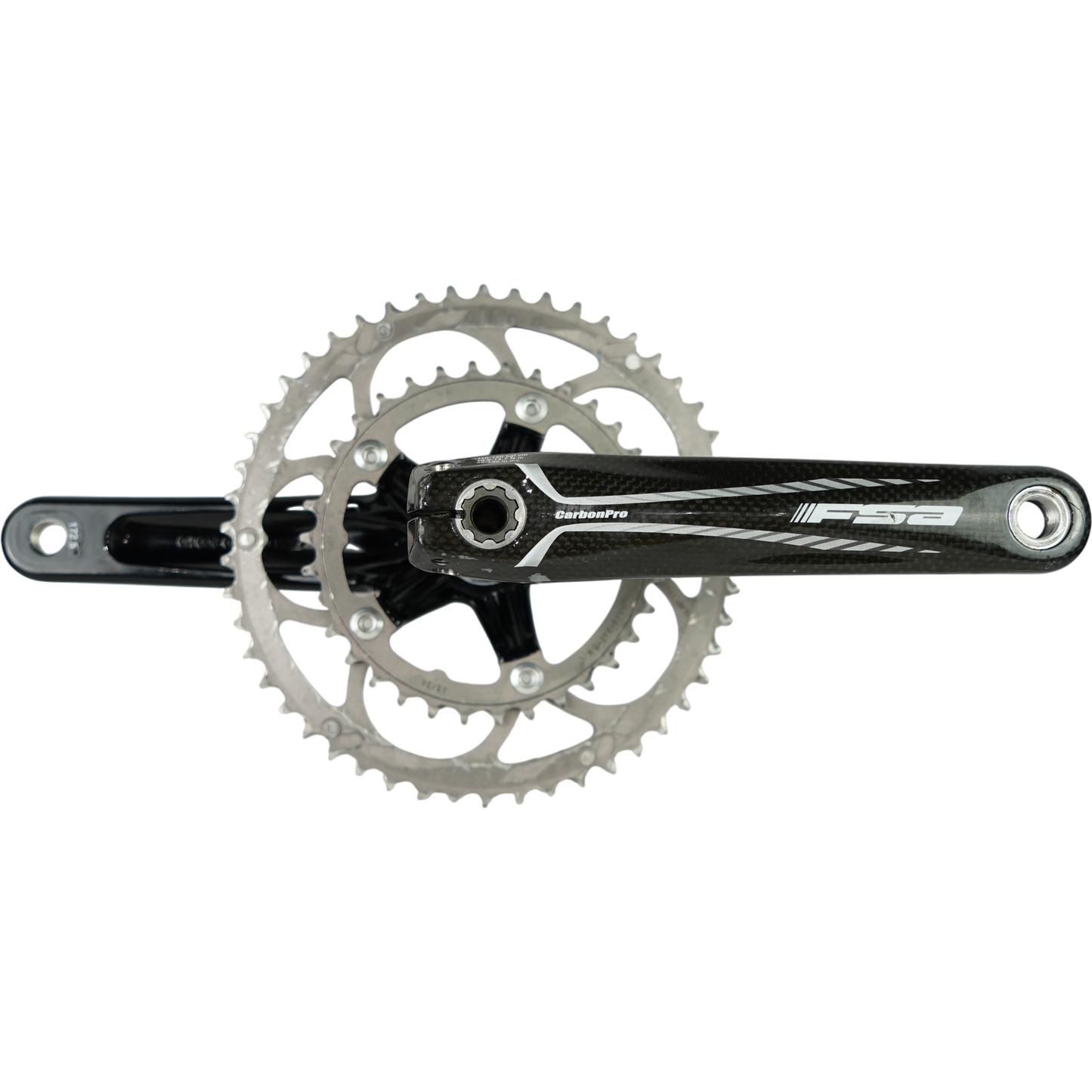FSA CarbonPro 172.5mm Road Crankset W/ 50/34t Chainrings