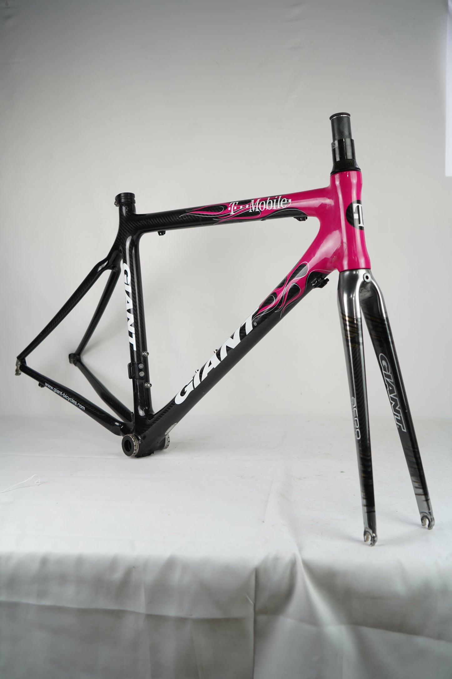 52cm Giant TCR Composite T-Mobile 700c Carbon Rim Brake Road Frameset