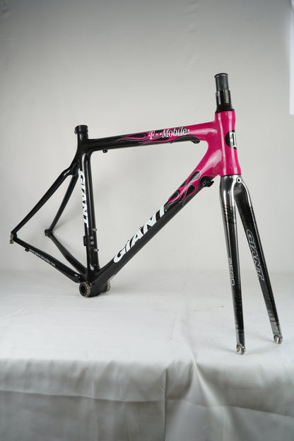 52cm Giant TCR Composite T-Mobile 700c Carbon Rim Brake Road Frameset