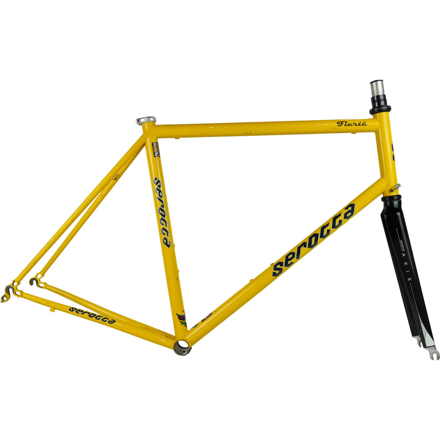 58cm Serotta Fierté 700c Rim Brake Steel Road Bike Frameset W/ Carbon Fork