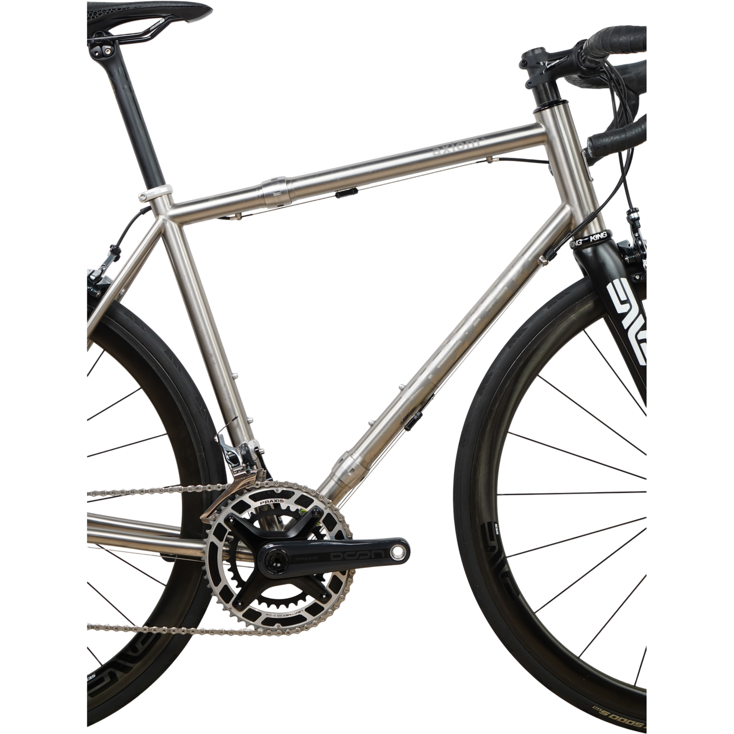 Seven Axiom S Custom Titanium Road Bike W/ Couplers - Full Enve Build - 56cm