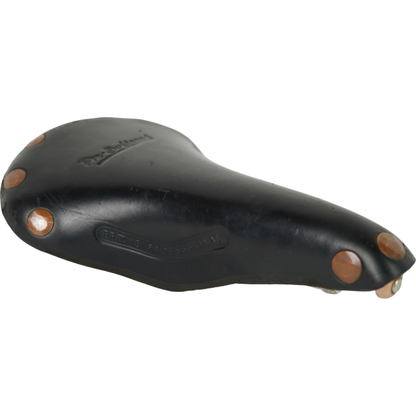 Vintage Brooks Professional "Pre Softened" Black Leather Road Bike Saddle