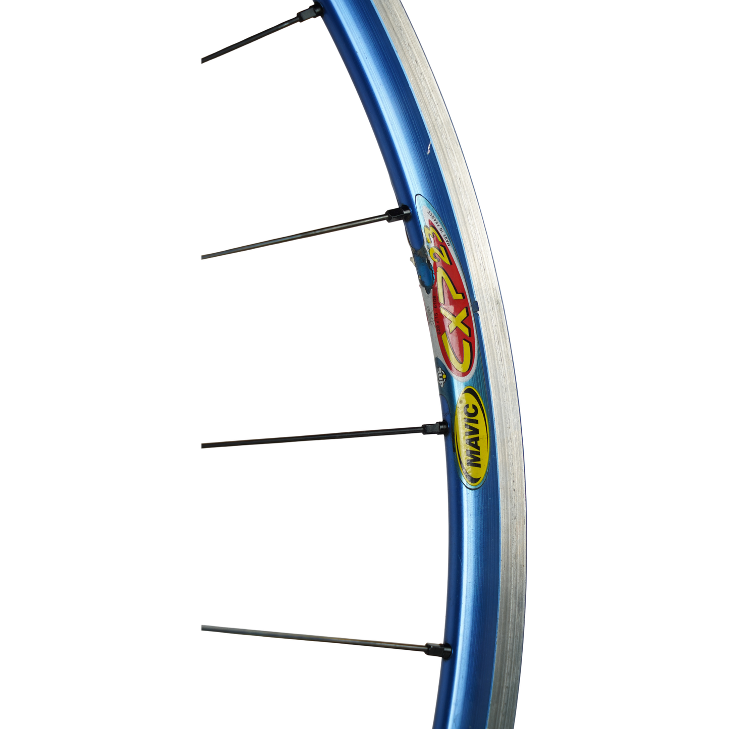 Mavic CXP23 700c Rim Brake Aluminum Clincher Blue Road Bike Wheelset