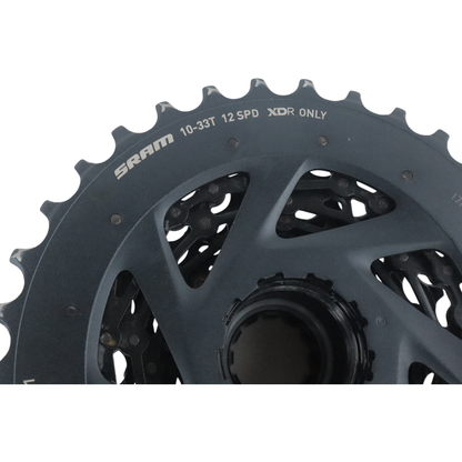 SRAM Force CS-XG-1270-D1 XDR 10-33T 12 Speed Road Cassette