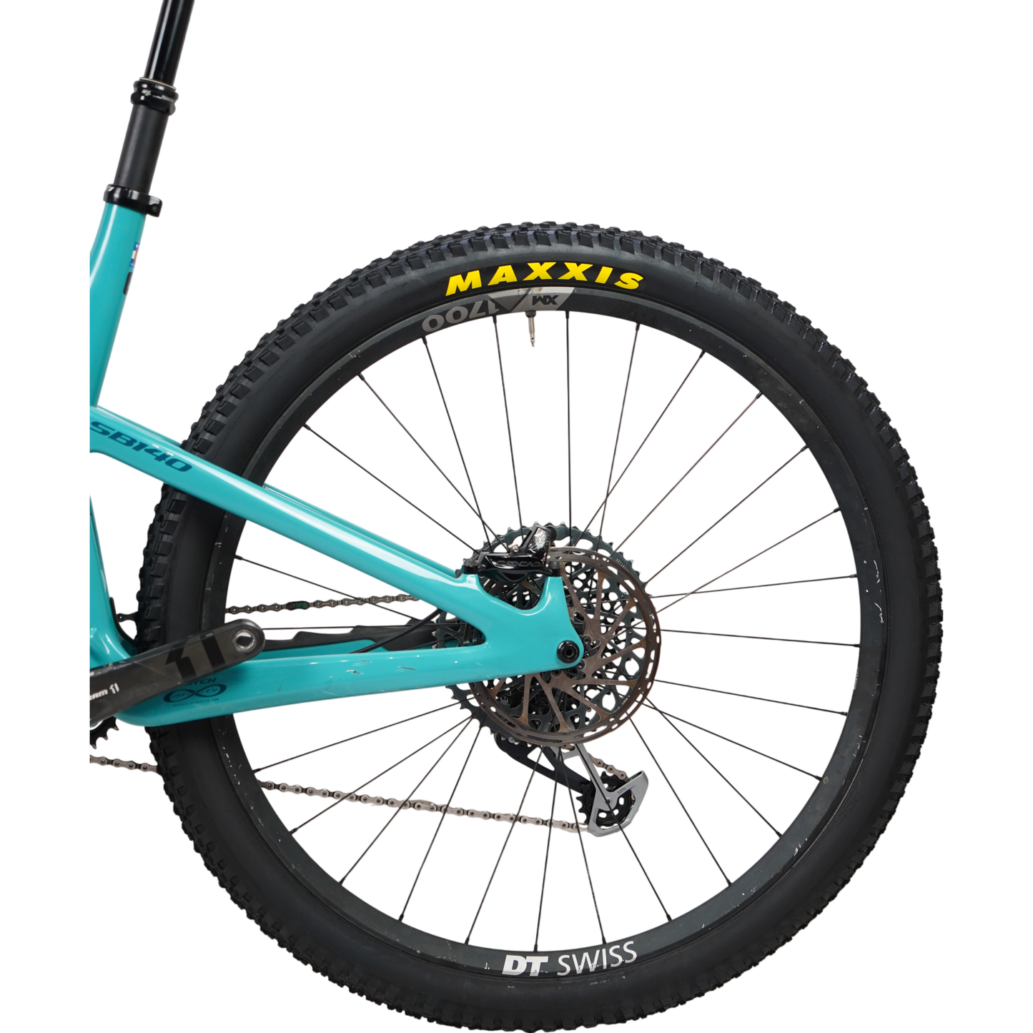 2024 Yeti SB140 LR T3 Turq Carbon 29" Full Suspension Mountain Bike - Large