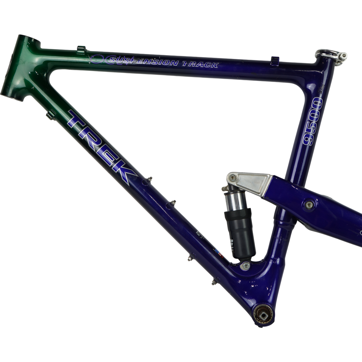 19.5" Trek 9500 Suspension Track 26" Cantilever Carbon Mountain Bike Frame