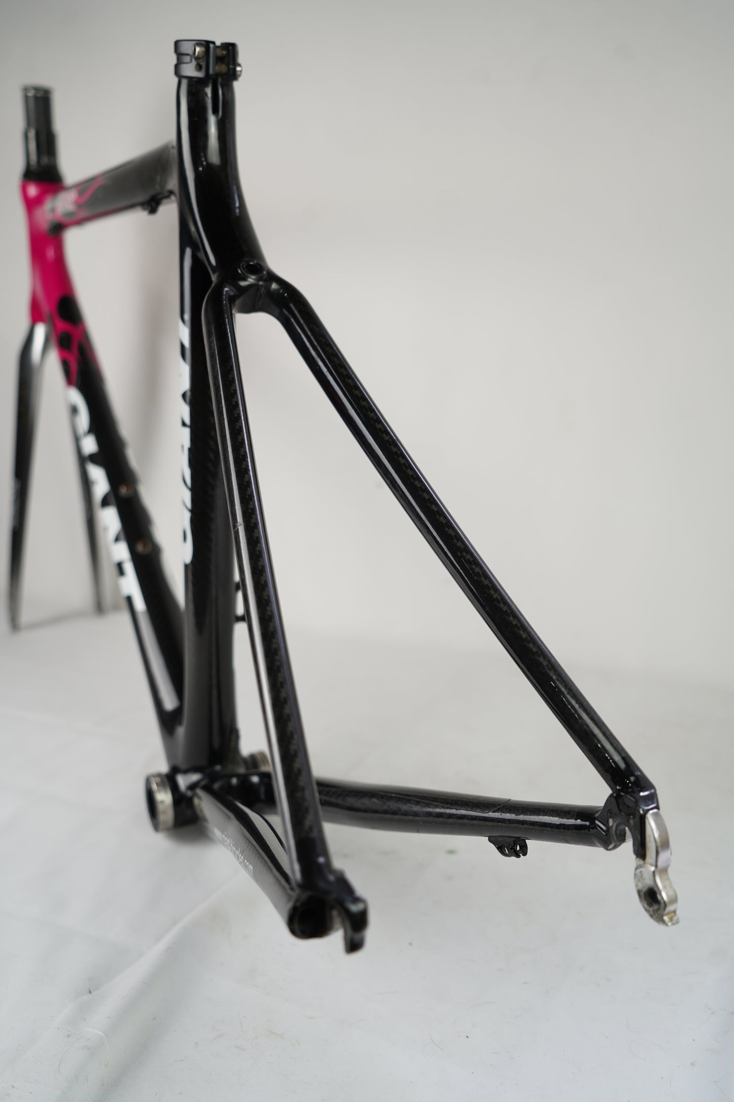 52cm Giant TCR Composite T-Mobile 700c Carbon Rim Brake Road Frameset