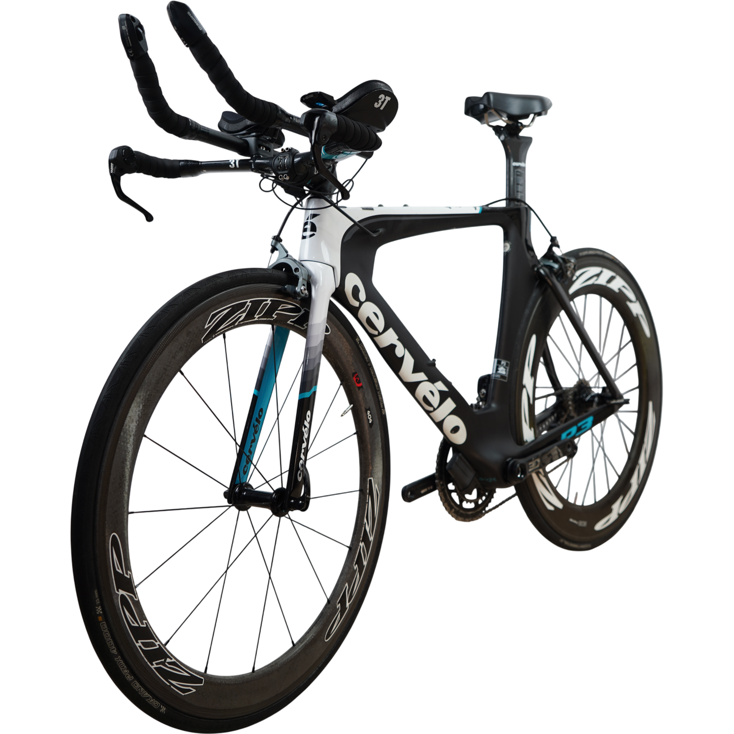 2016 Cervélo P3 Carbon Rim Brake TT/Tri Bike W/ Zipp Wheels - 51cm
