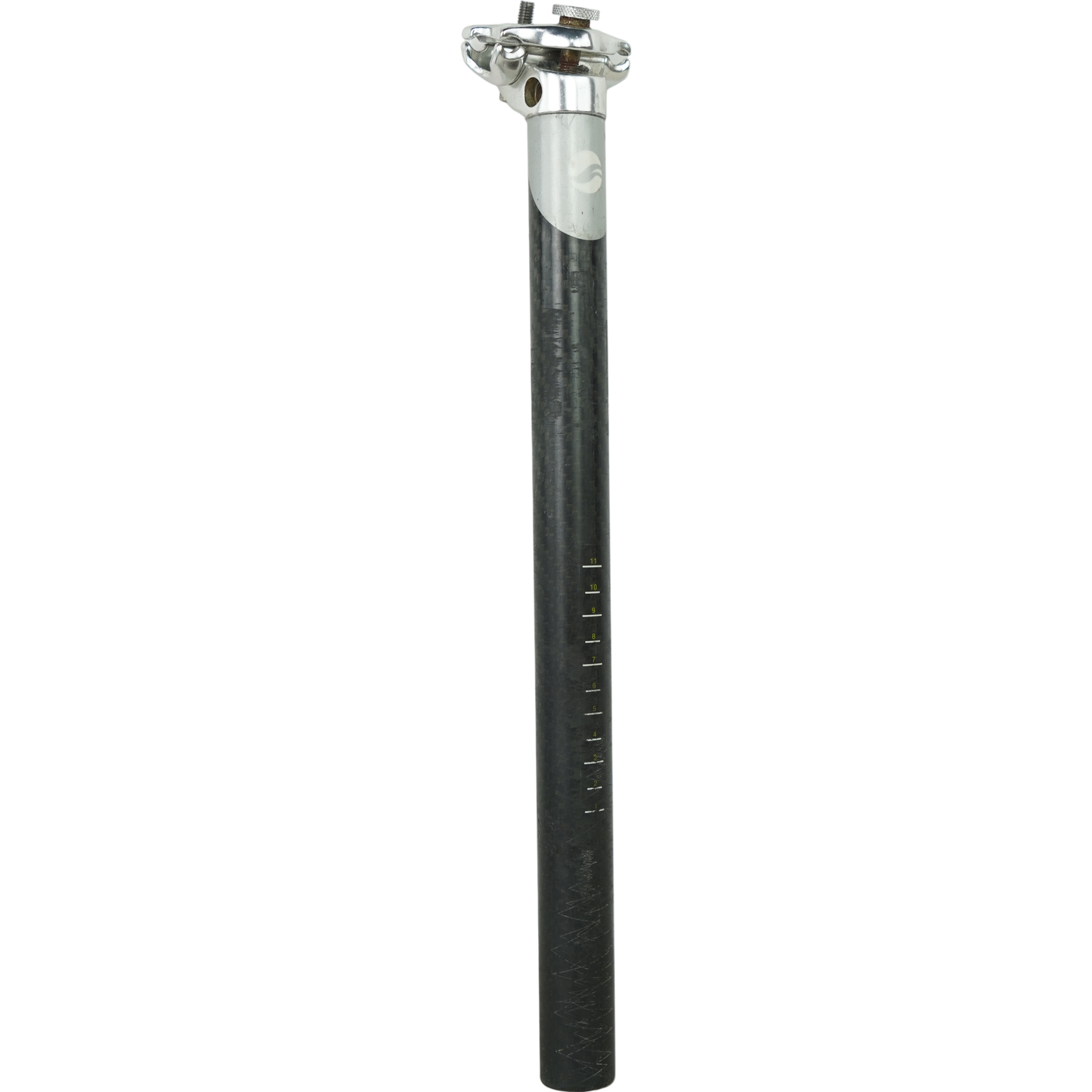 Giant 27.2mm Carbon 350mm Bike Seatpost W/ Aluminum Clamp Head