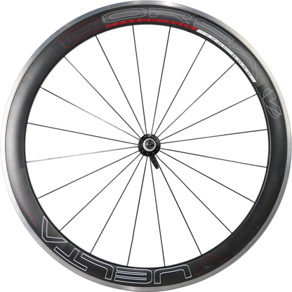 Vuelta Corsa Carbon-50 700c Rim Brake Deep Clincher Road Wheelset