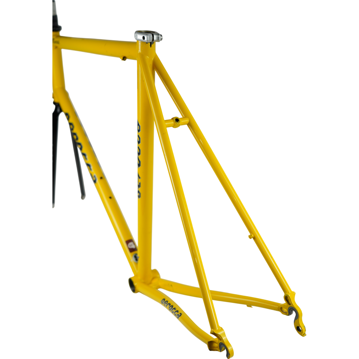 58cm Serotta Fierté 700c Rim Brake Steel Road Bike Frameset W/ Carbon Fork