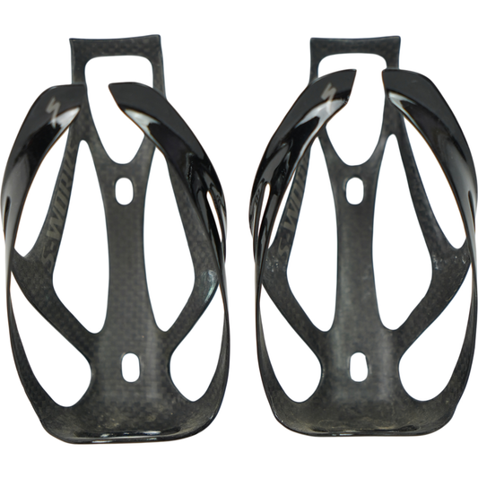 Specialized S-Works Carbon Rib Cage III Road Bike Bottle Cages (Pair)