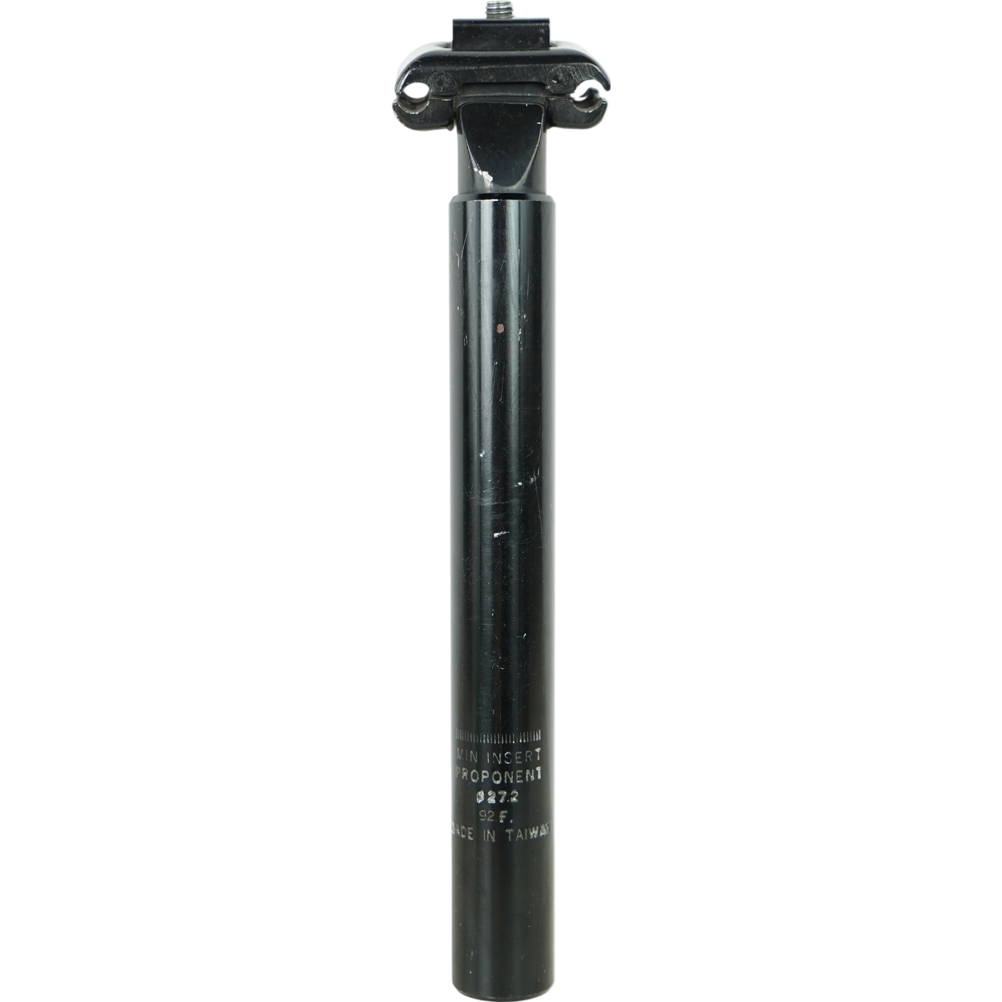 Vintage Proponent Black 27.2mm Setback Road Bike Seatpost 230mm