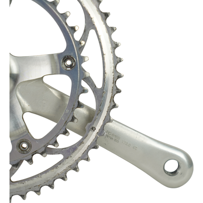 Vintage Shimano 600 FC-6400 172.5mm Road Crankset W/ 53/39t Chainrings