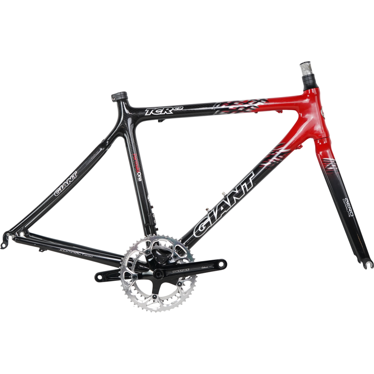 Giant TCR C2 700c Carbon Rim Brake Road Frame W/ Raceface Cadence Crankset - 52