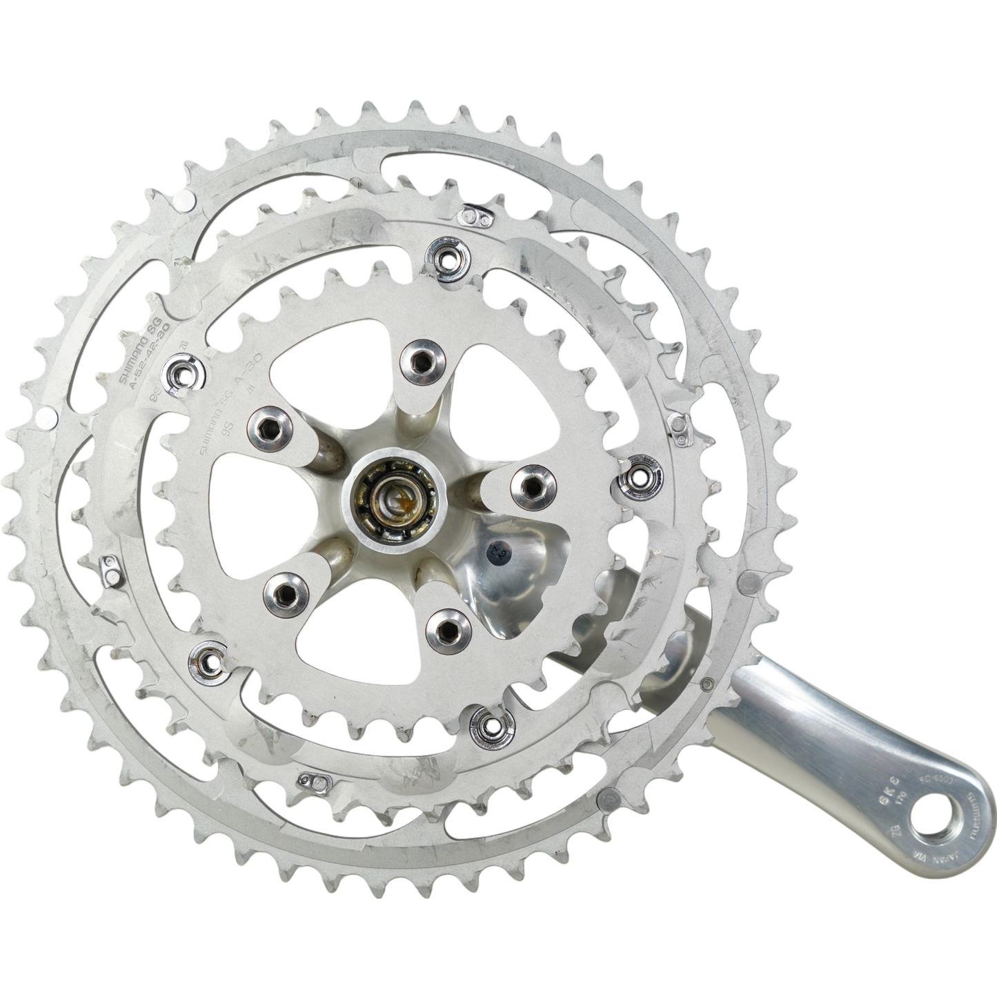 Shimano Ultegra FC-6500/6503 Triple 170mm Crankset W/ 52/42/30t