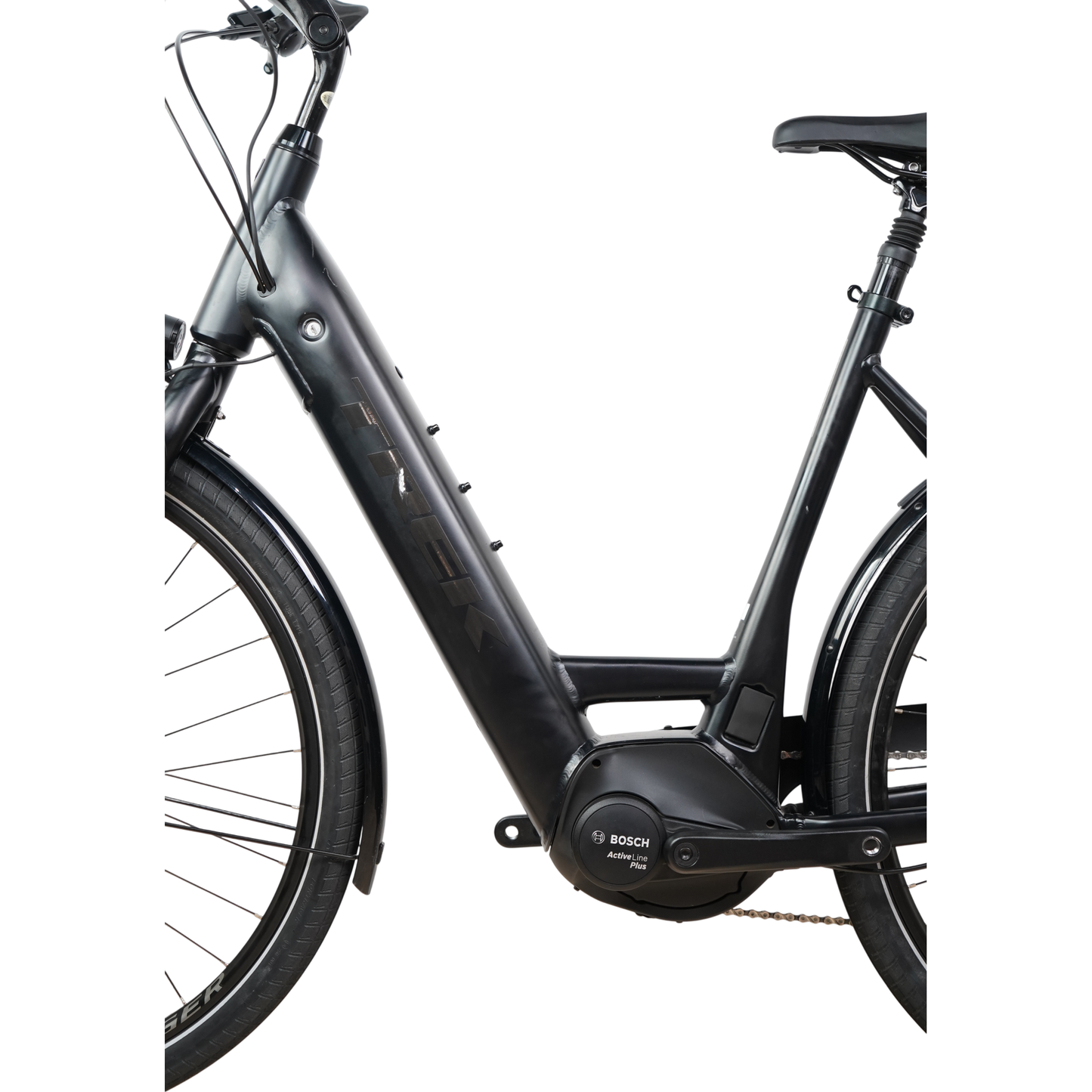 2022 Trek Verve+ 3 Lowstep Gen 2 Bosch 700c Disc Brake City E-Bike - Large