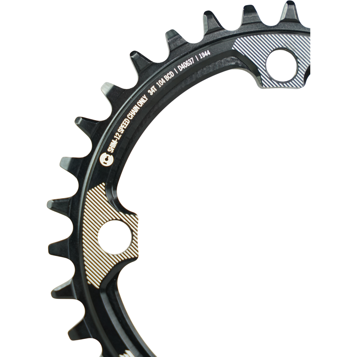 Race Face 34t 104 BCD 4-Bolt 1x MTB Narrow Wide Chainring Shimano 12spd