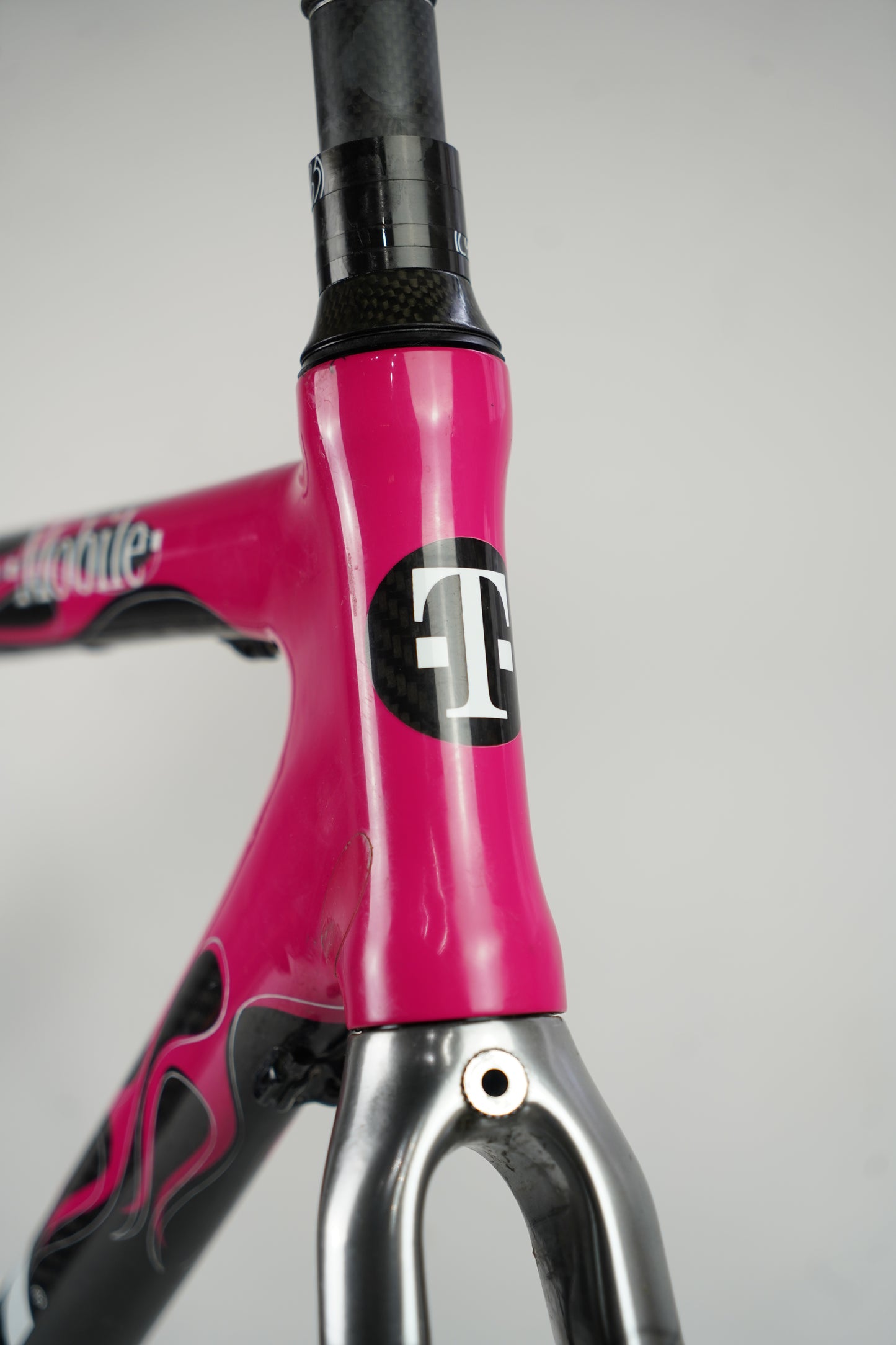 52cm Giant TCR Composite T-Mobile 700c Carbon Rim Brake Road Frameset