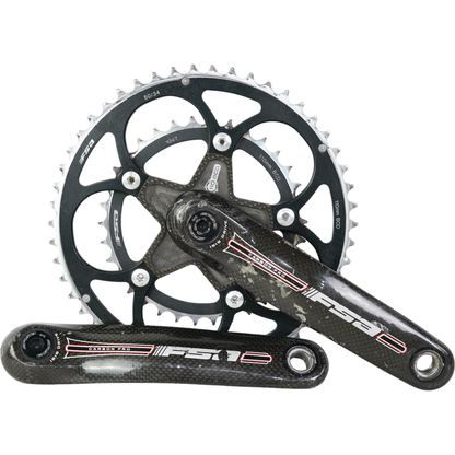 FSA Carbon Pro ISIS Drive 172.5mm Road Crankset W/ 50/34t Chainrings